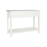 Supplerende m�bler DKD Home Decor Beige Natur Paulonia tr� 111,5 x 27,5 x 44,5 cm #6