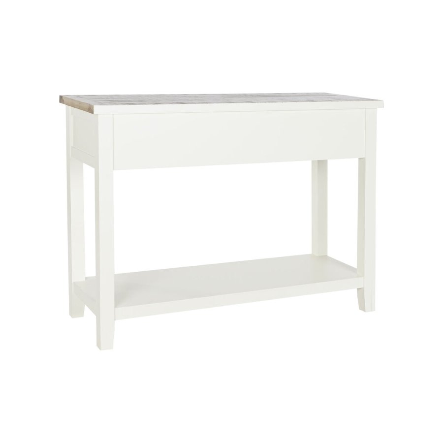 Supplerende m�bler DKD Home Decor Beige Natur Paulonia tr� 111,5 x 27,5 x 44,5 cm #6