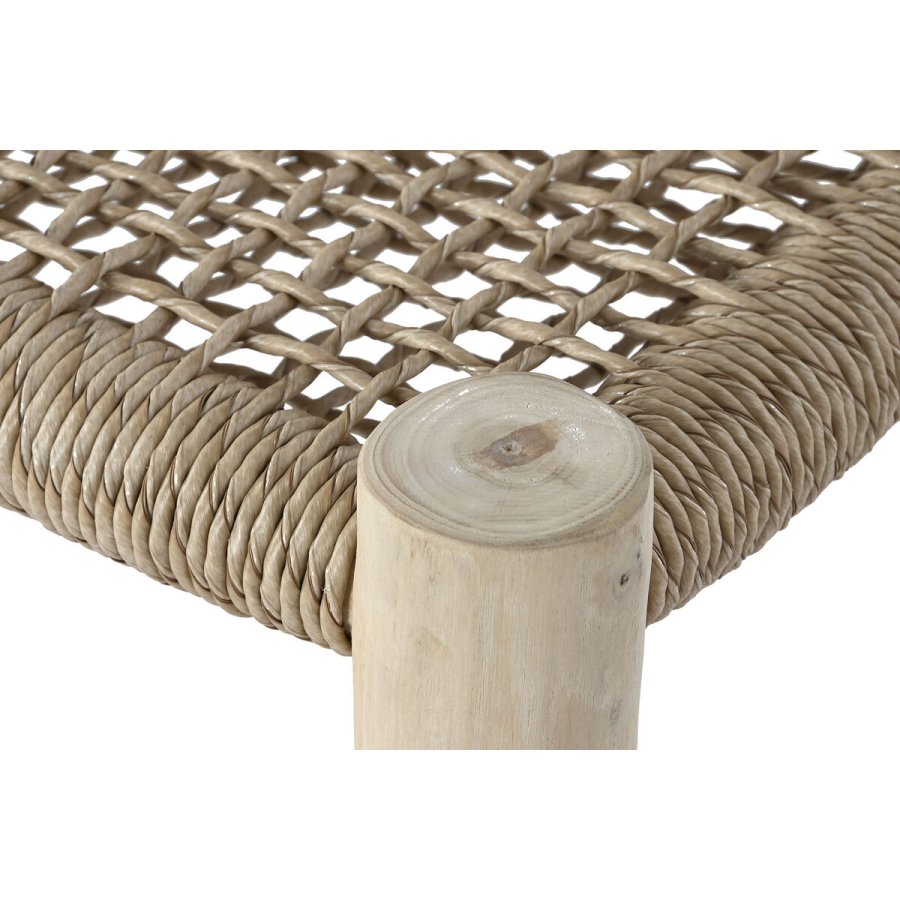 have DKD Home Decor Hvid Natur Teak 120 x 81 x 84 cm #5