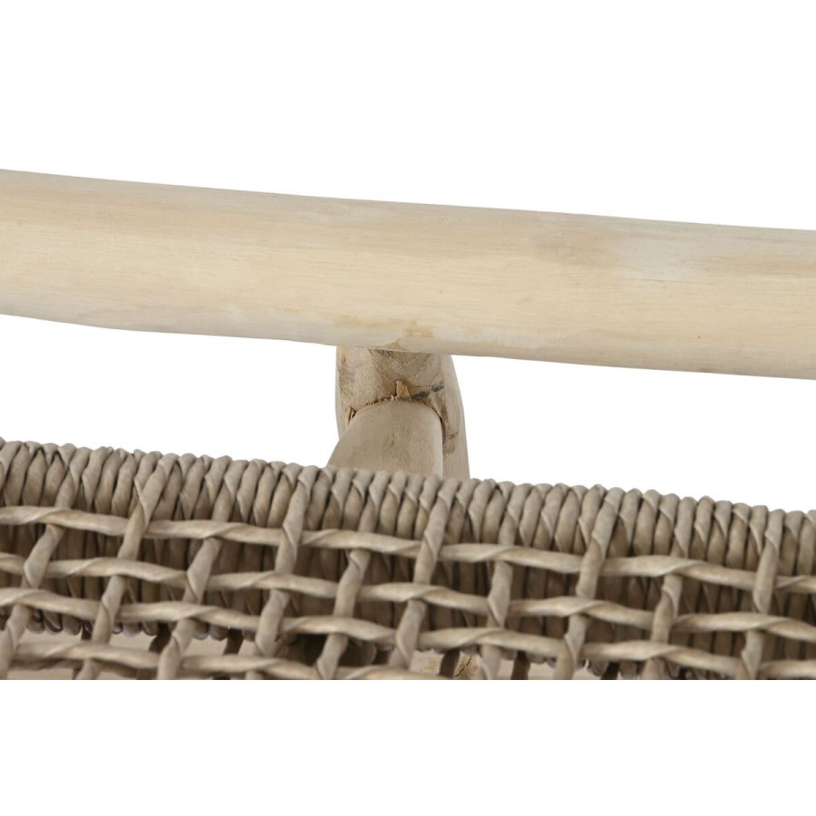 have DKD Home Decor Hvid Natur Teak 120 x 81 x 84 cm #6