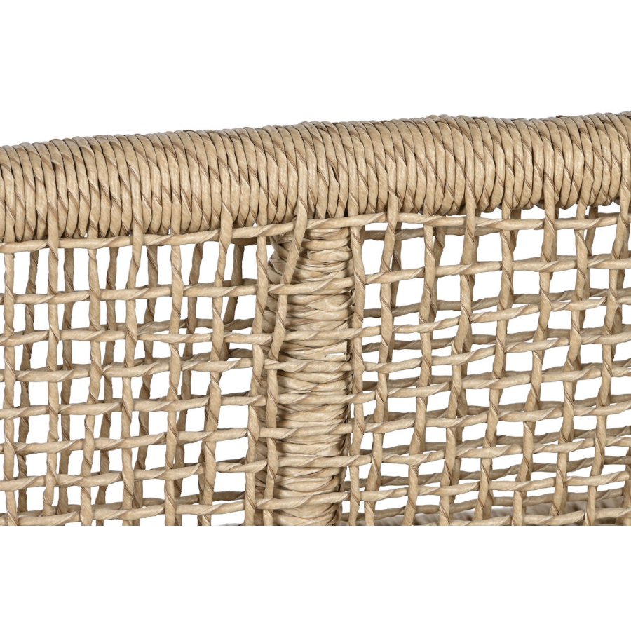 have DKD Home Decor Hvid Natur Teak 120 x 81 x 84 cm #7