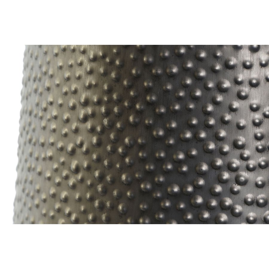 Vase DKD Home Decor Gr Gylden Mrkegr Metal Moderne 25 x 25 x 56,5 cm #2