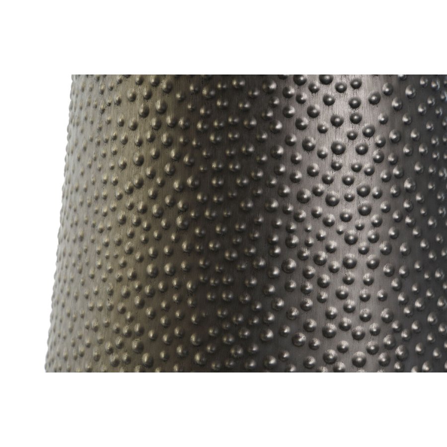 Vase DKD Home Decor Gr Gylden Mrkegr Metal Moderne 25 x 25 x 47 cm #2