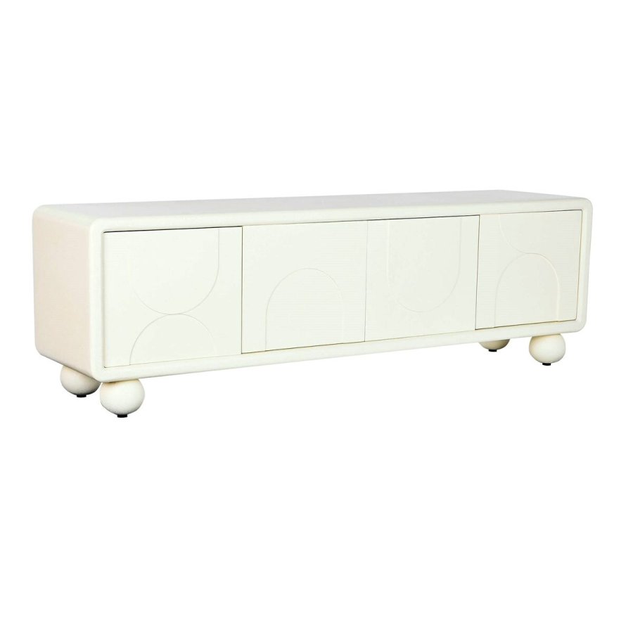 mbler DKD Home Decor Hvid Tr MDF 160 x 37 x 50 cm #1