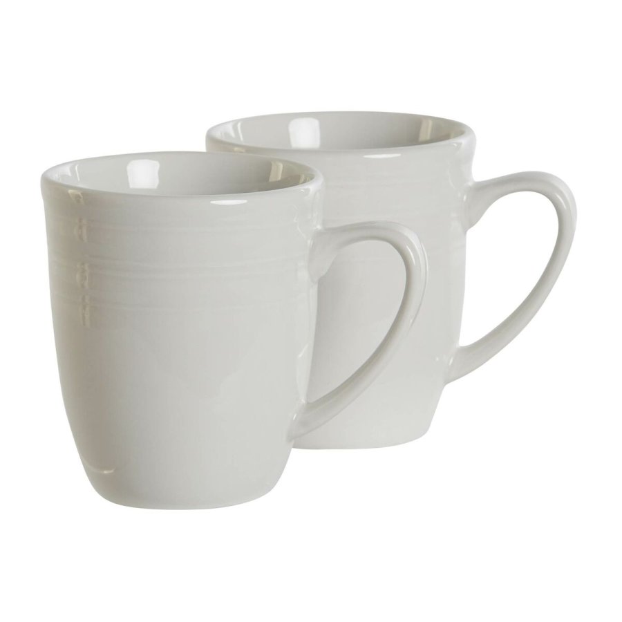 4 Dele krusst DKD Home Decor Hvid Porceln 330 ml 12 x 10 x 9 cm #4