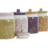 Blik DKD Home Decor Grn Pink Sennep Syren Dolomite Shabby Chic 1 L 12 x 12 x 16 cm (4 enheder) #4