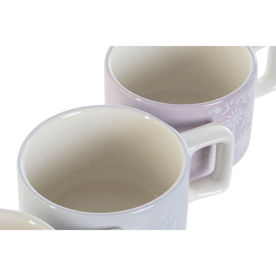 Dele kaffekopst DKD Home Decor Grn Himmelbl Syren Metal Bambus Dolomite 260 ml #7