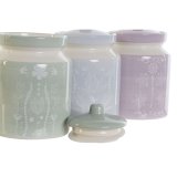 Blik DKD Home Decor Bl Grn Syren Dolomite 12 x 12 x 16 cm (3 enheder) #4