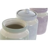Blik DKD Home Decor Bl Grn Syren Dolomite 12 x 12 x 16 cm (3 enheder) #7