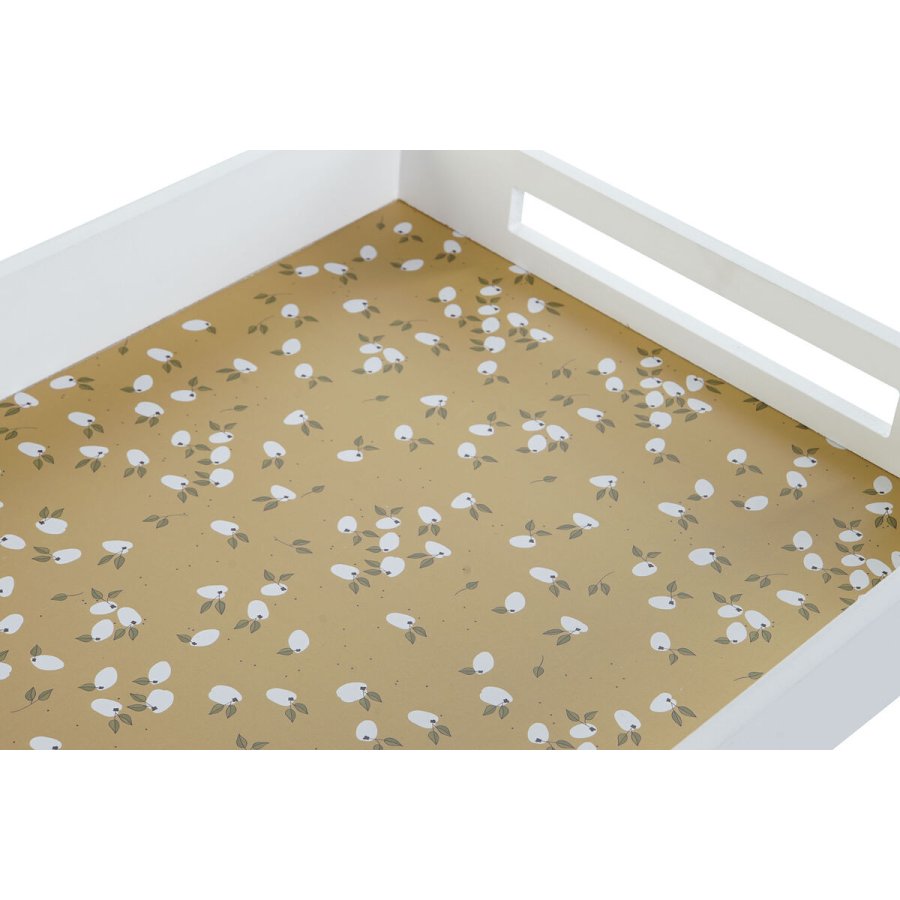 Bakke DKD Home Decor Grn Sennep Mrkebrun Lyserd Tr MDF 40 x 30 x 5 cm (4 enheder) #4