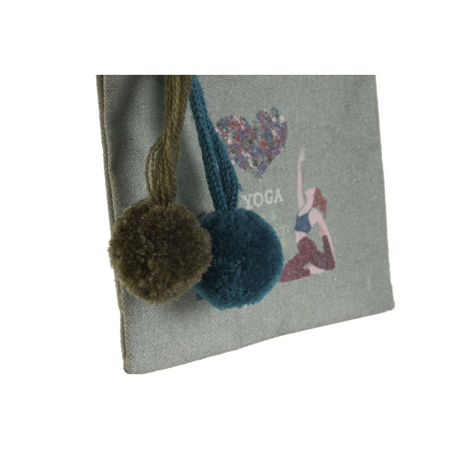 Pung DKD Home Decor Brun Grn Bourgogne Yoga (3 enheder) #2