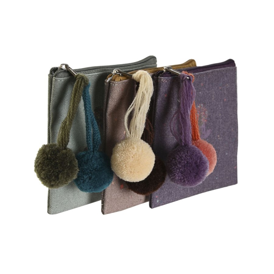 Pung DKD Home Decor Brun Grn Bourgogne Yoga (3 enheder) #3