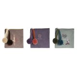 Pung DKD Home Decor Brun Grn Bourgogne Yoga (3 enheder) #1