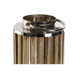 Lyseholder DKD Home Decor Brun S�lvfarvet Natur Krystal Mangotr� 20 x 20 x 74 cm #2