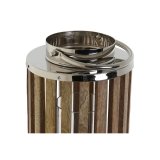 Lyseholder DKD Home Decor Brun S�lvfarvet Natur Krystal Mangotr� 20 x 20 x 50 cm #3