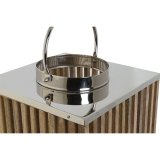 Lyseholder DKD Home Decor Brun S�lvfarvet Natur Krystal Mangotr� 31 x 31 x 35 cm #2