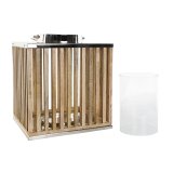 Lyseholder DKD Home Decor Brun S�lvfarvet Natur Krystal Mangotr� 31 x 31 x 35 cm #1