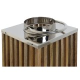 Lyseholder DKD Home Decor Brun Natur Krystal Mangotr� 21 x 21 x 25 cm (2 Dele) #2