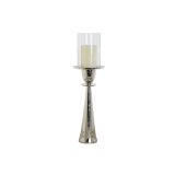 Lyseholder DKD Home Decor S�lvfarvet Aluminium Krystal 14 x 14 x 48 cm #3