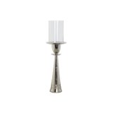 Lyseholder DKD Home Decor S�lvfarvet Aluminium Krystal 14 x 14 x 48 cm #1