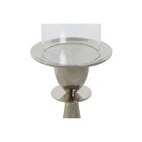 Lyseholder DKD Home Decor S�lvfarvet Aluminium Krystal 14 x 14 x 38 cm #2