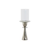 Lyseholder DKD Home Decor S�lvfarvet Aluminium Krystal 14 x 14 x 38 cm #1