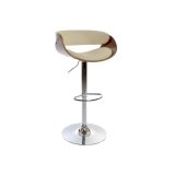 Taburet DKD Home Decor Brun Fldefarvet Valnd 54 x 53 x 101,5 cm #1