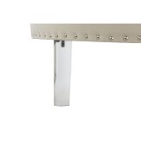 Stol DKD Home Decor Beige Slvfarvet Polyester Tr MDF 80 x 80 x 43 cm #4