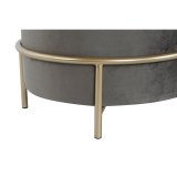Fodsttte DKD Home Decor Brun Gr Gylden Metal 48 x 48 x 46 cm #4