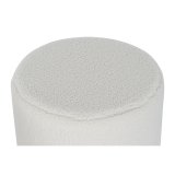 Fodsttte DKD Home Decor Hvid Sort Polyester Tr MDF Scandi 60 x 60 x 45 cm (3 enheder) #2