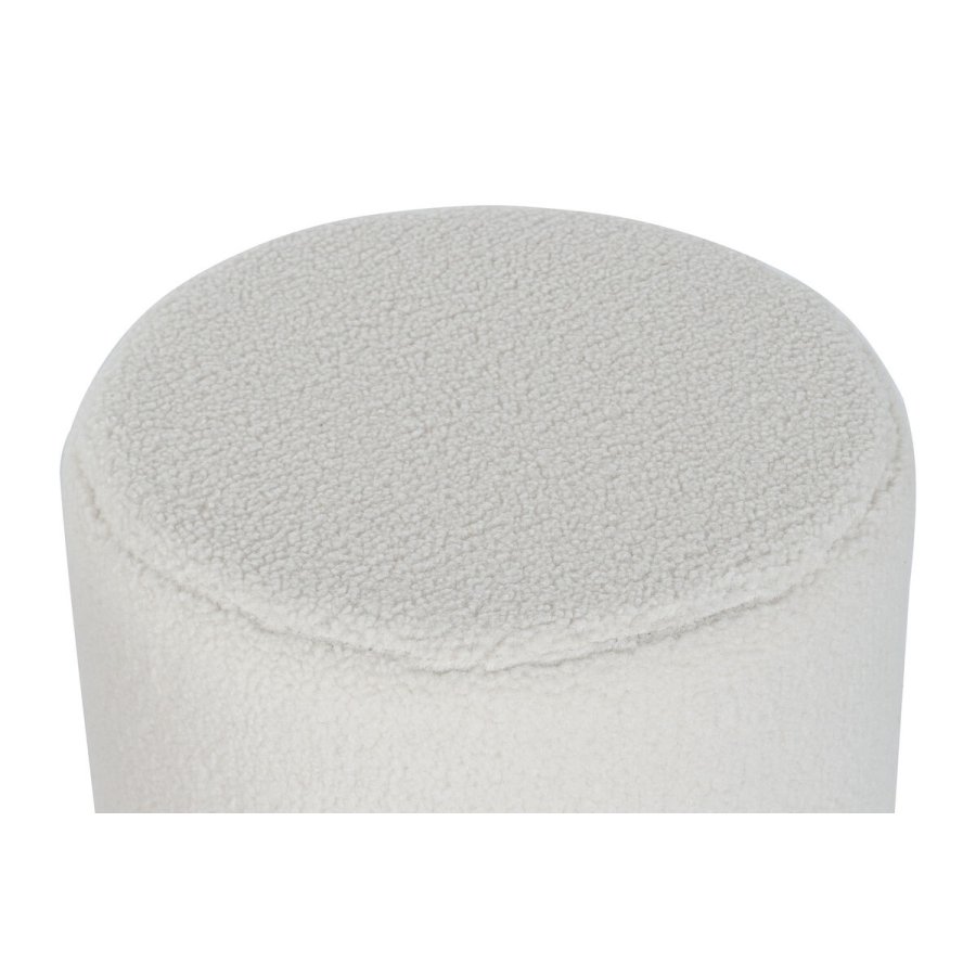 Fodsttte DKD Home Decor Hvid Sort Polyester Tr MDF Scandi 60 x 60 x 45 cm (3 enheder) #2