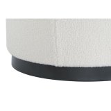 Fodsttte DKD Home Decor Hvid Sort Polyester Tr MDF Scandi 60 x 60 x 45 cm (3 enheder) #3