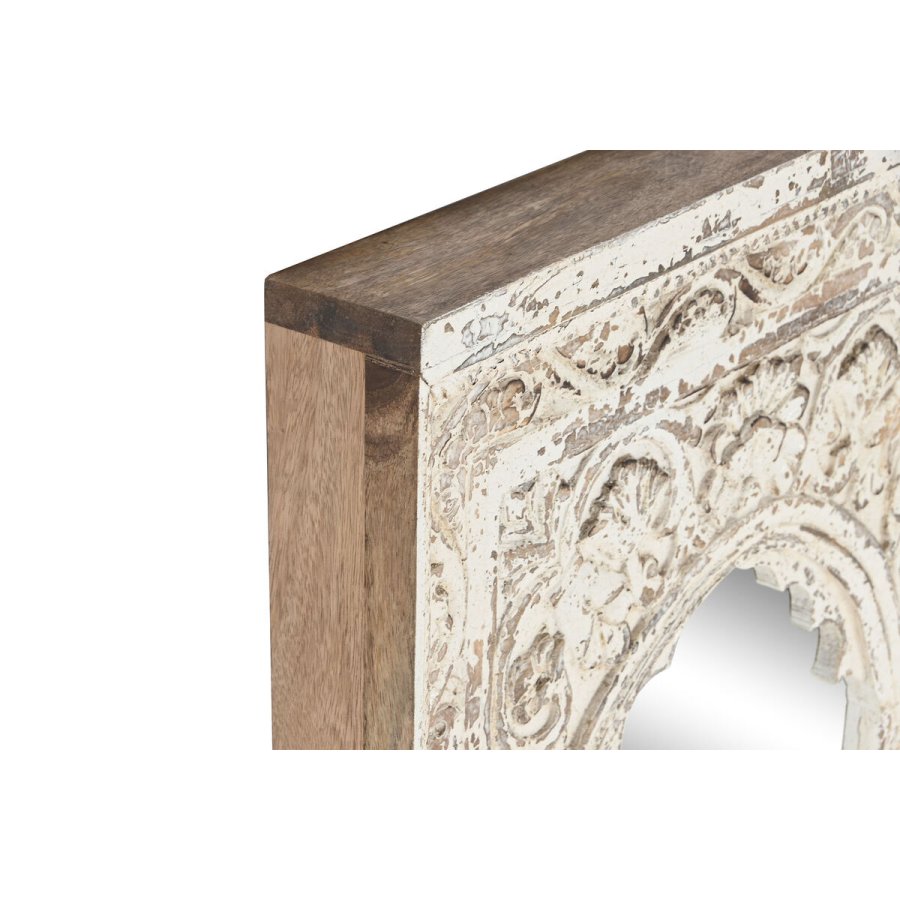 V�gspejl Home ESPRIT Hvid Mangotr� 60 x 6 x 87 cm #4