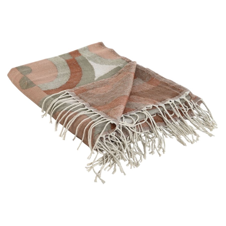 Colchas Home ESPRIT Multifarvet Pink 130 x 170 cm #1
