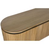mbler Home ESPRIT Sort Natur Metal Paulonia tr 180 x 40 x 55 cm #2