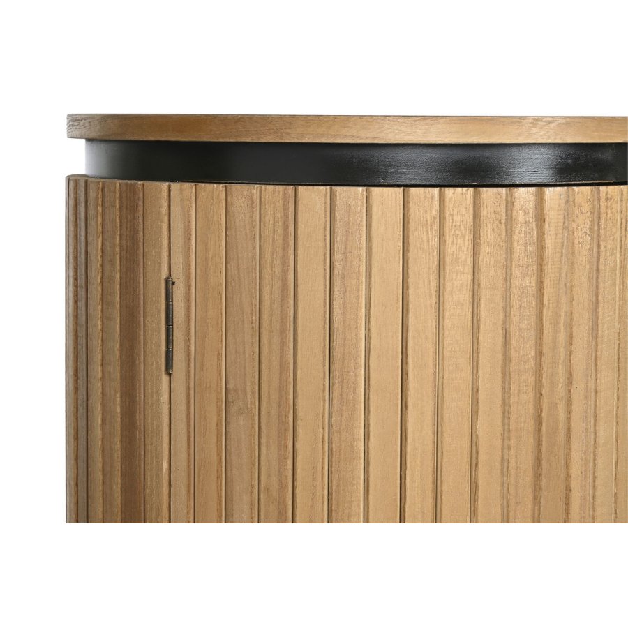 mbler Home ESPRIT Sort Natur Metal Paulonia tr 180 x 40 x 55 cm #6