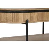 mbler Home ESPRIT Sort Natur Metal 120 x 64 x 52 cm #4