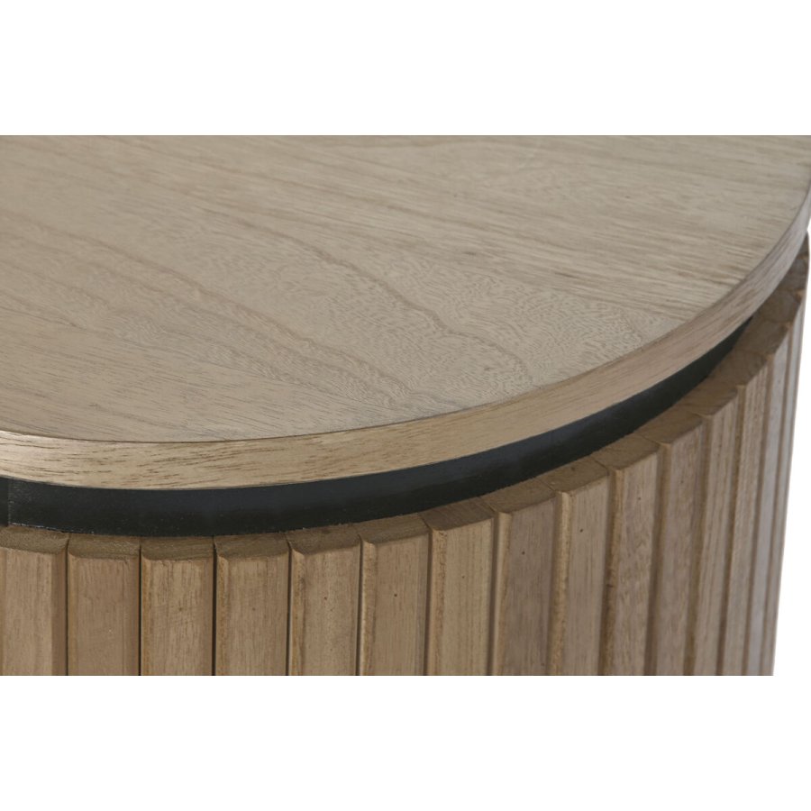 Natbord Home ESPRIT Natur Metal Paulonia tr 60 x 43 x 57 cm #3