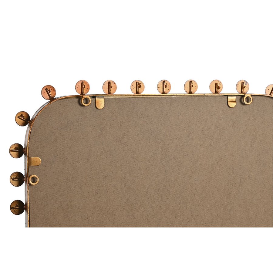 Vgspejl Home ESPRIT Sort Gylden Neoklassisk 44 x 2,5 x 64 cm #13
