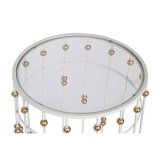 St med 2 borde Home ESPRIT Hvid Gylden 42 x 42 x 55 cm #3