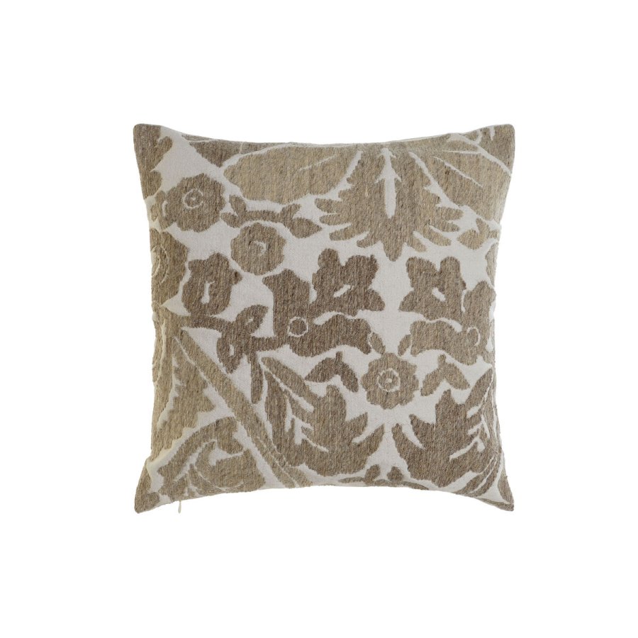 Pude Home ESPRIT Brun Beige 45 x 15 x 45 cm #1