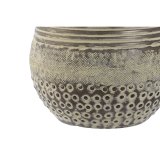 Vase Home ESPRIT Grn Aluminium 18 x 18 x 30 cm #3