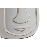 Vase Home ESPRIT Hvid Mangotr Moderne Ansigt 15 x 15 x 30 cm #3