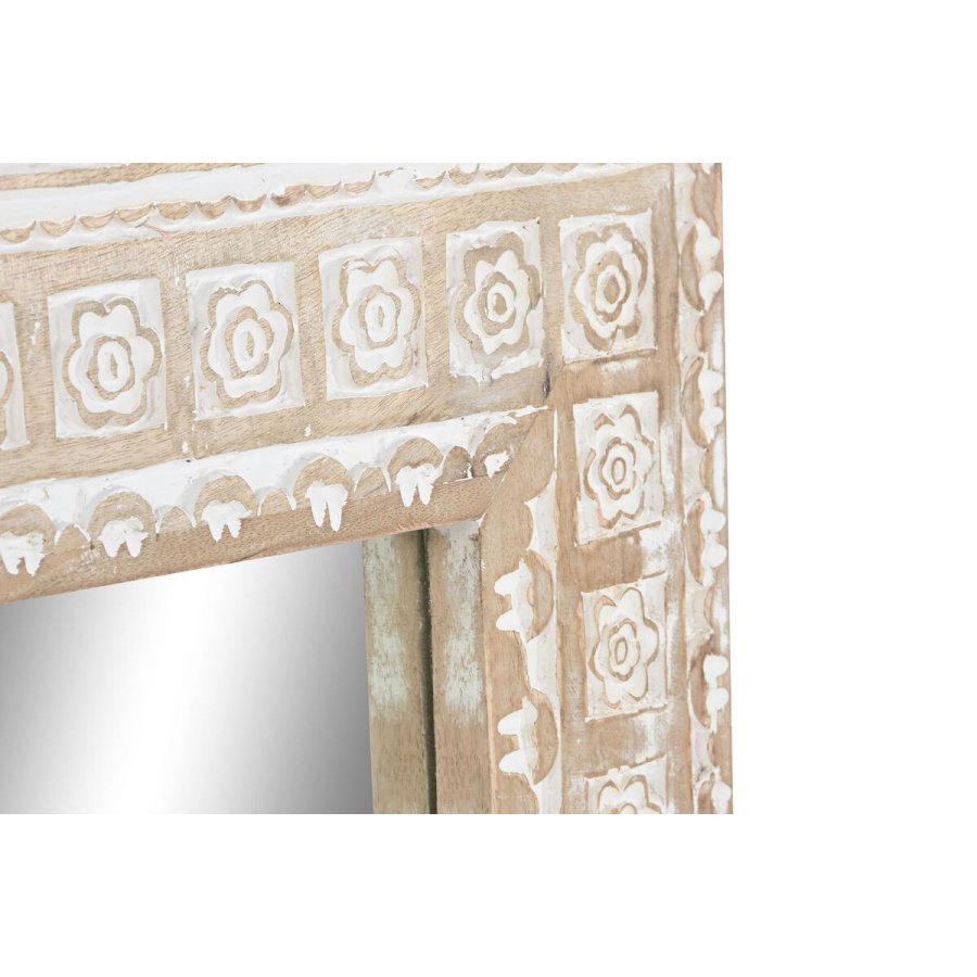 Vgspejl Home ESPRIT Hvid Natur Elefant Indianer mand 83 x 4 x 121 cm #9