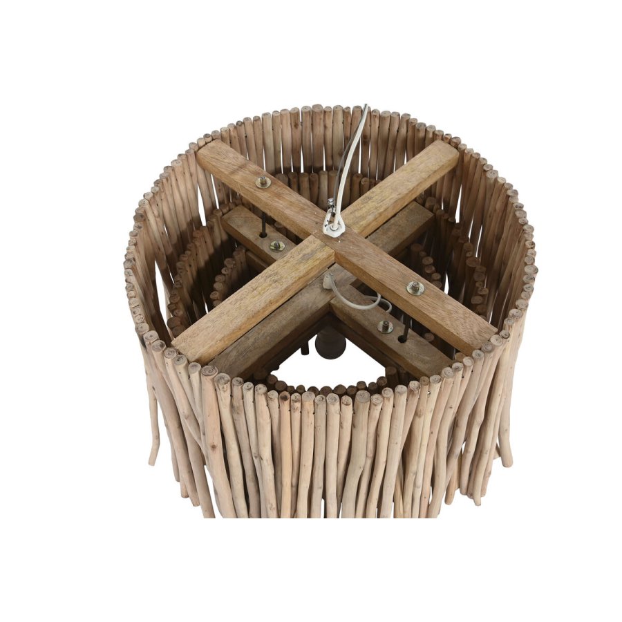 Loftslampe Home ESPRIT Natur Eucalyptus 50 W 50 x 50 x 90 cm #5