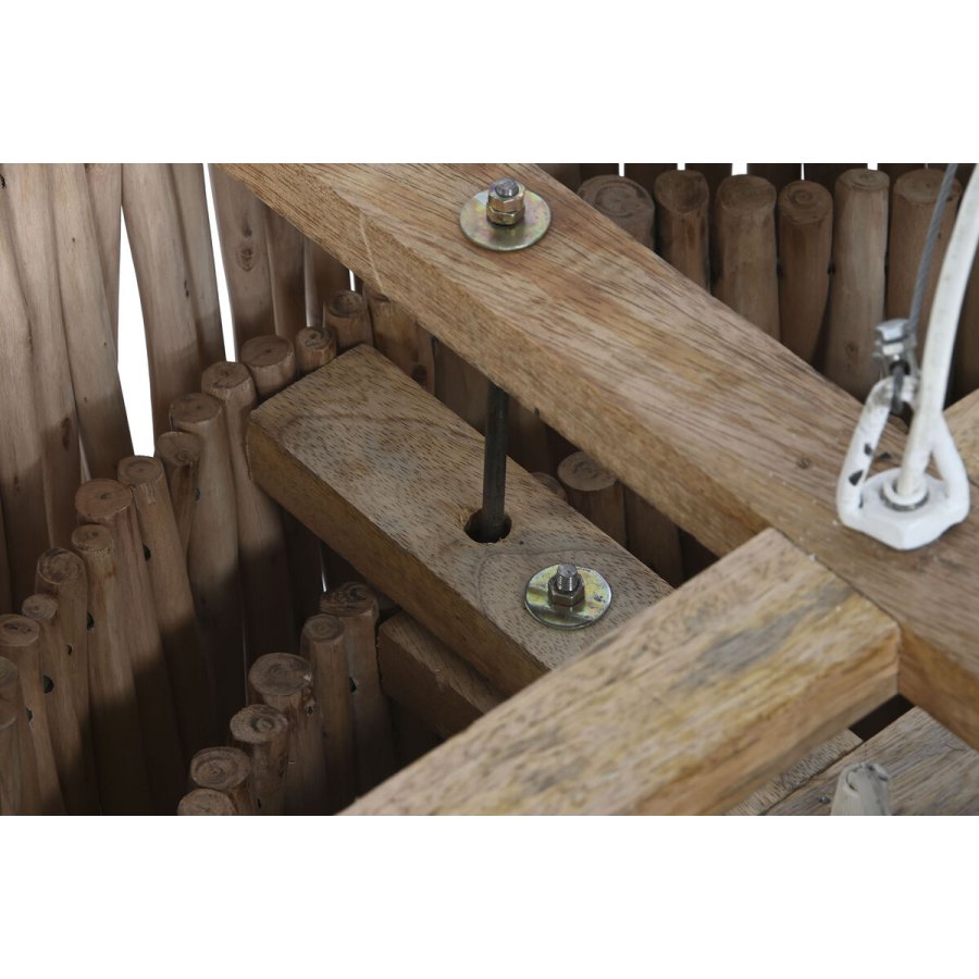 Loftslampe Home ESPRIT Natur Eucalyptus 50 W 50 x 50 x 90 cm #6