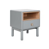 Natbord Home ESPRIT Bl Gr Natur Tr MDF 48 x 40 x 55 cm #1