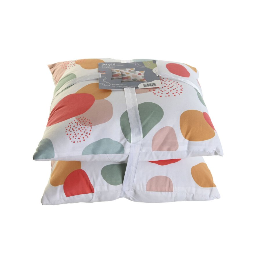 St med puder Home ESPRIT Tropisk 45 x 8 x 45 cm (2 enheder) #2
