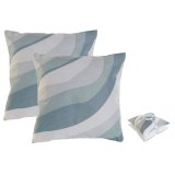St med puder Home ESPRIT Blger 45 x 5 x 45 cm (2 enheder) #1