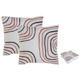 St med puder Home ESPRIT Regnbue 45 x 5 x 45 cm (2 enheder) #1